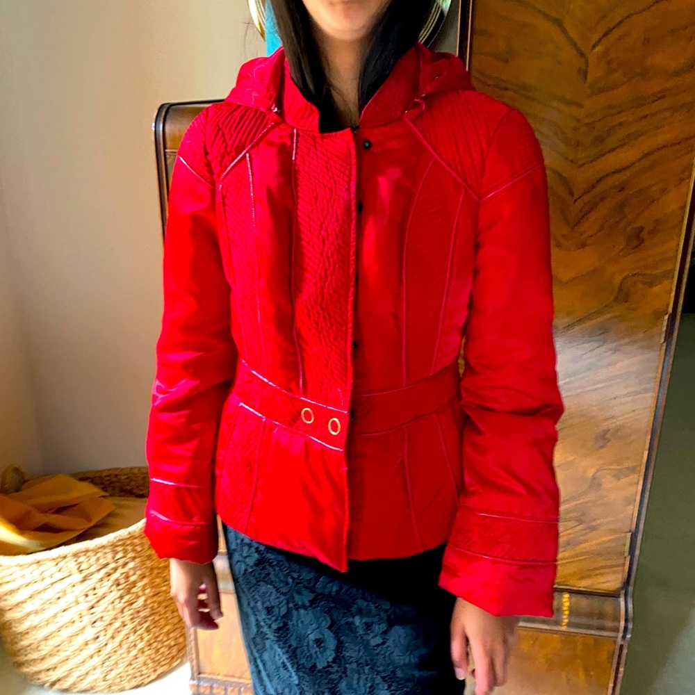 Red Winter Jacket - image 5